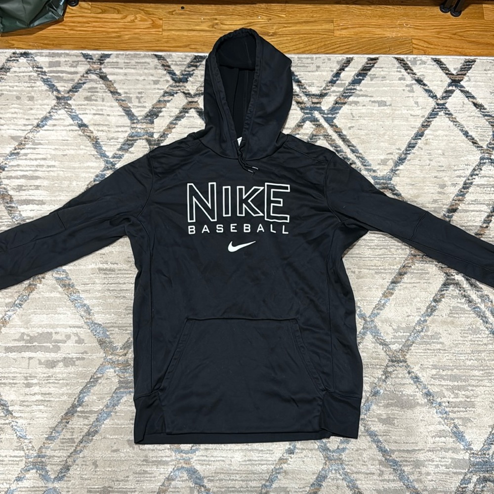 Black Nike Baseball therma-fit hoodie